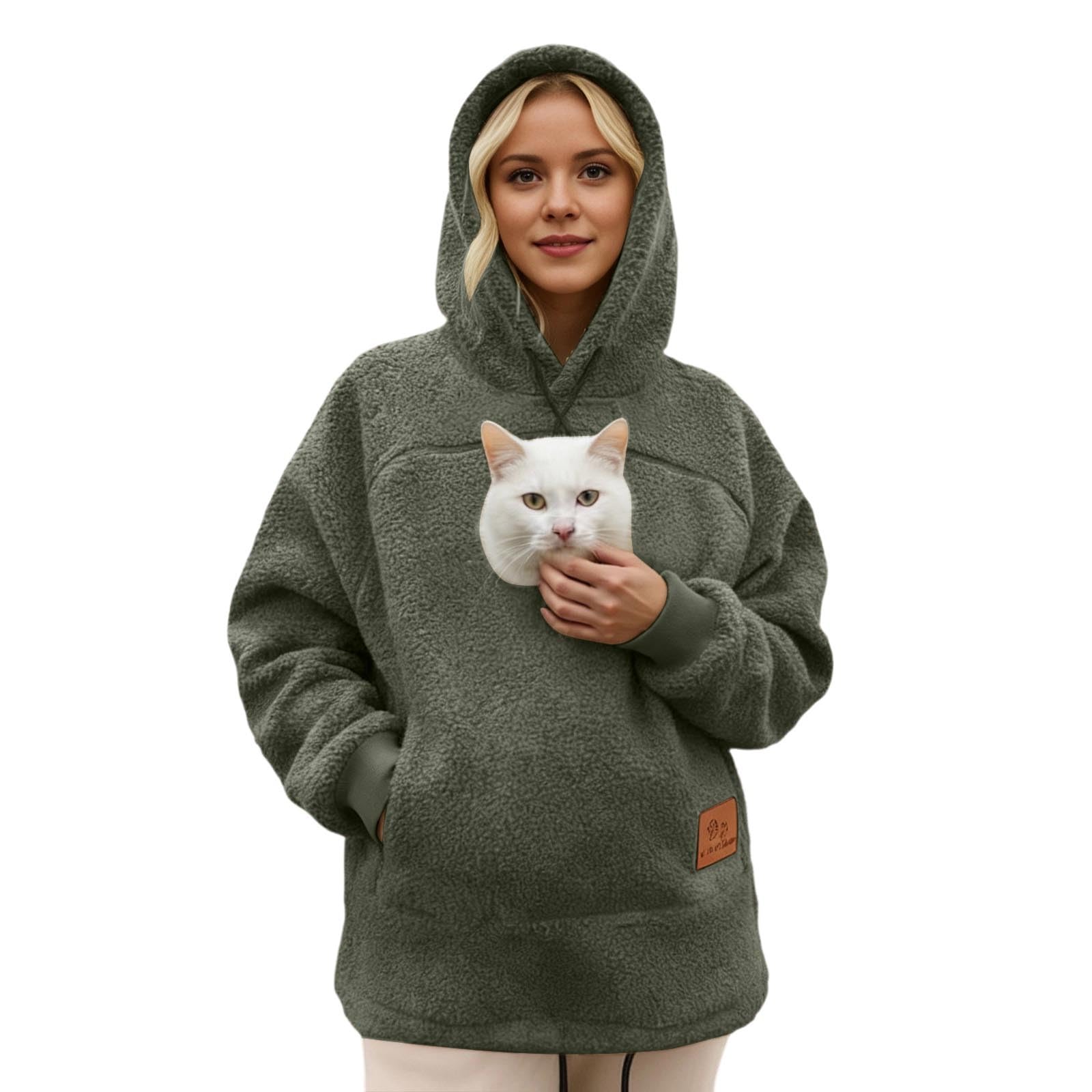Sudadera con capucha para mujer, algodón, sudadera, holgada, holgada, deportiva, suave, cómoda, ligera, transpirable, ocio, diario, cálido, A82