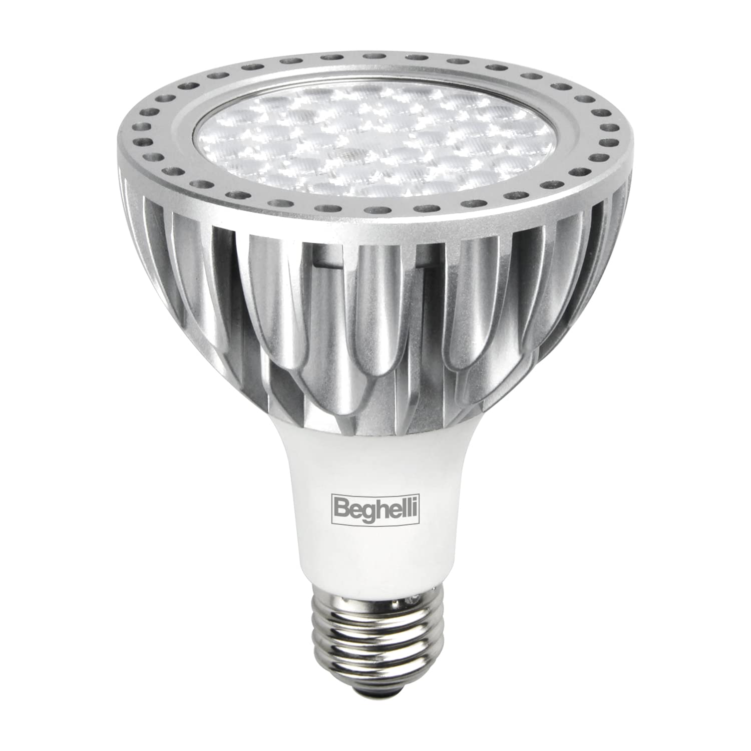 Madeira lampada da 30 cm a led cromato