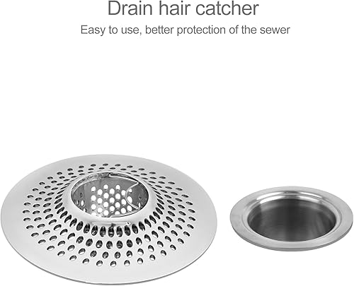 Miniatura 4 de LEKEYE Colector de pelo de drenaje de ducha  Tapón de bañeracolador Protector de drenaje de acero inoxidable
