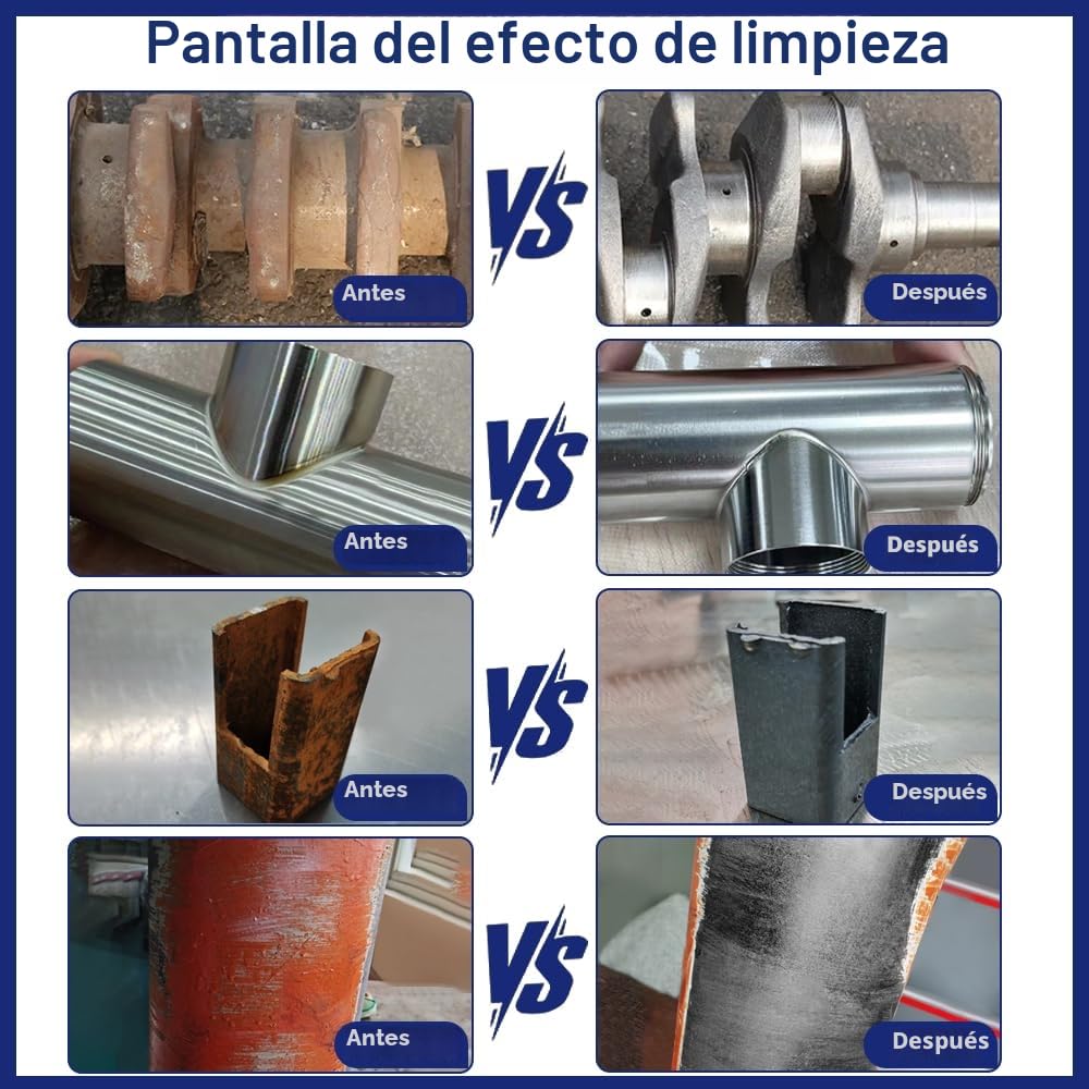 Máquina de Limpieza con Láser de Fibra 1500W Portátil, Eliminación de Óxido, Aceite, Pintura, Suciedad, Manchas, Recubrimientos, Equipo de Limpieza Láser (con 1 Modo de Limpieza)