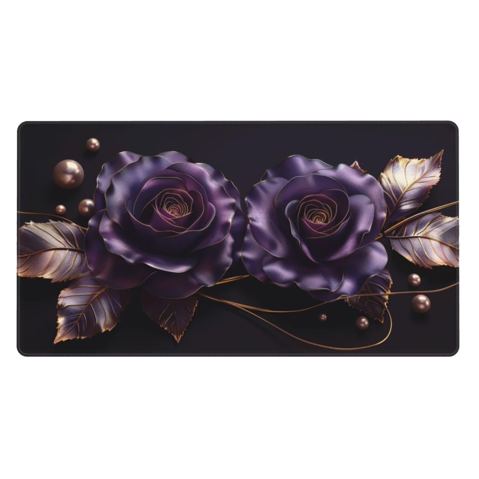 Alfombrilla de Ratón Gaming Grande XXL 1200x500x4mm con Bordes Cosidos, Tela de Micro Tejido, Base de Goma Antideslizante y Mouse Pad, para Teclado Jugadores Escritorio, PC, Oficina Rosa Morada Y6706
