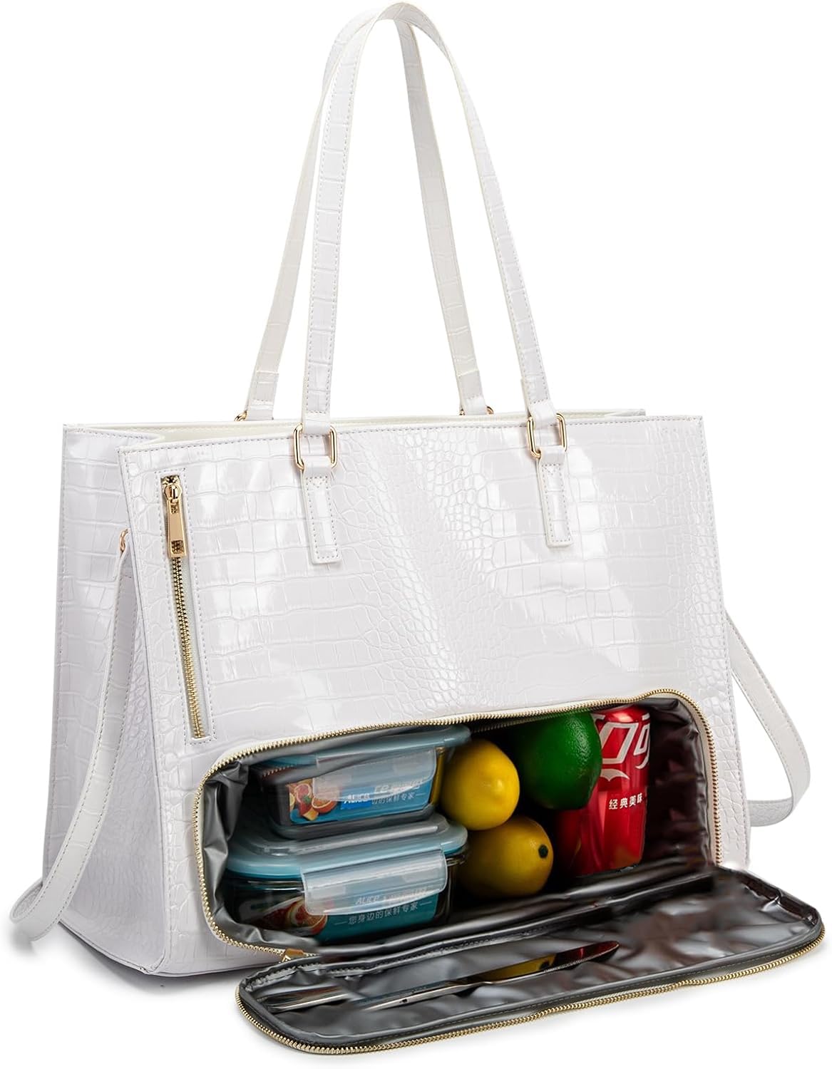 ROYALFAIR Arbeitstasche Damen mit Isoliertem Lunchfach, 15,6