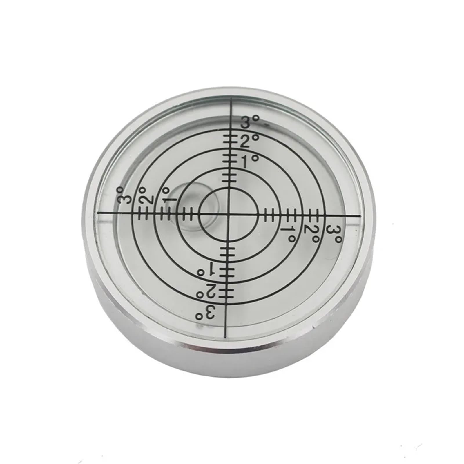 Niveau à bulle magnétique circulaire universel, haut-parleur à bulle, diamètre 40x10mm, 1 pièce(WHITE)