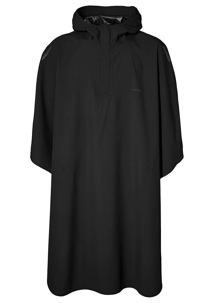 ohga リバーポンチョ　ブラック Amazon.co.jp: BASIL(バジル) レインポンチョ ジェットブラック