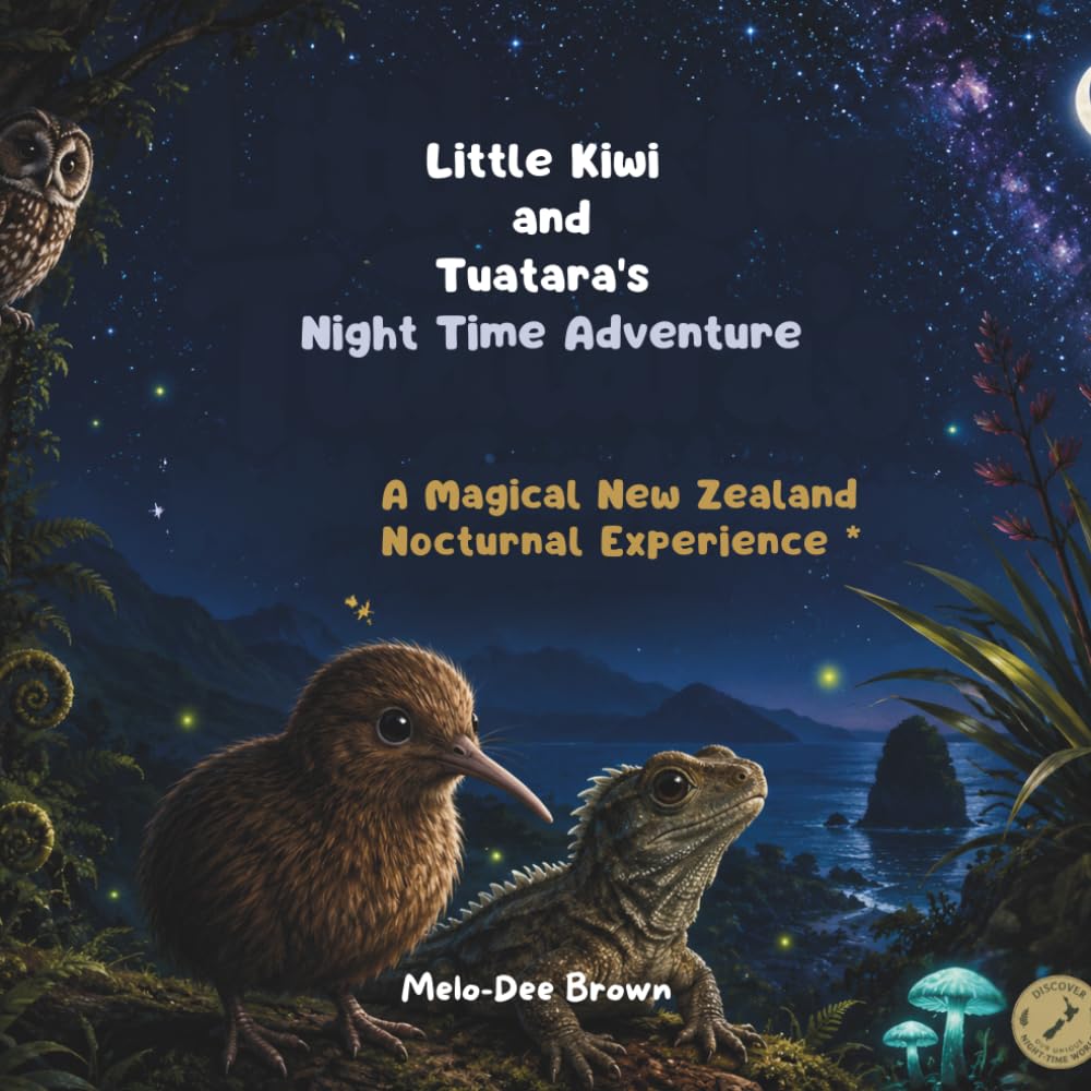 Little Kiwi and Tuatara's Night-Time Adventure: A Magical New Zealand Nocturnal Experience