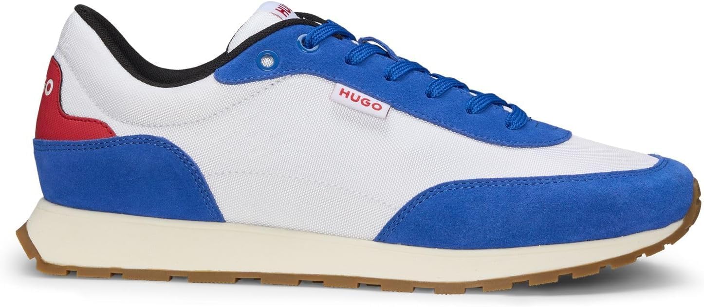 HUGO Men's Icelin_Runn_rnsd Running, Open Beige, 8 UK