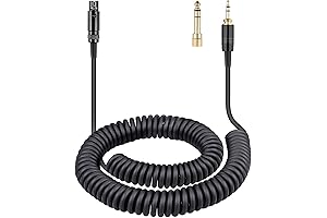 FAAEAL K702 Coiled Audio Cable Compatible with AKG K240 MKII