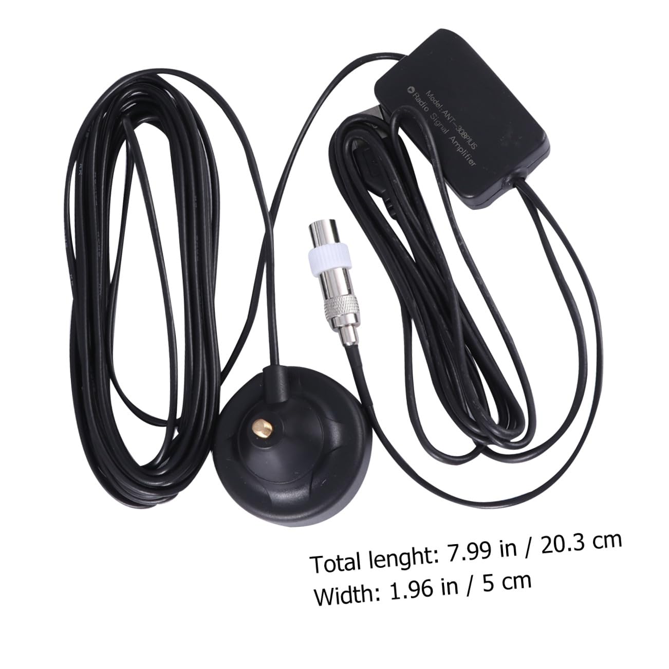 VILLCASE Antena de Radio para Uso Casa Antena Duradera y de Señal Color Negro