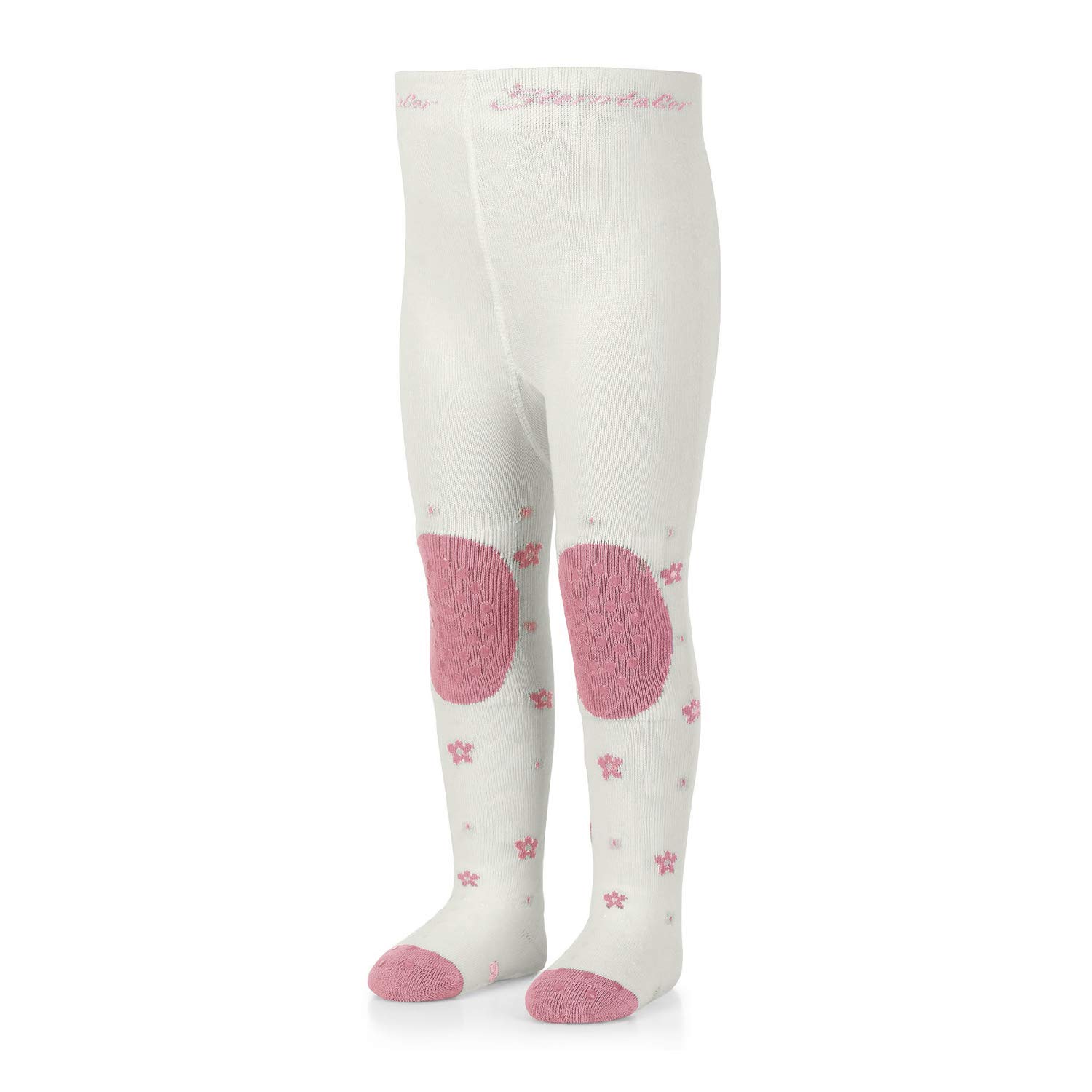 Sterntaler Baby Girls Krabbelstrumpfhose Mabel Tights Not Applicable, Ecru, 80