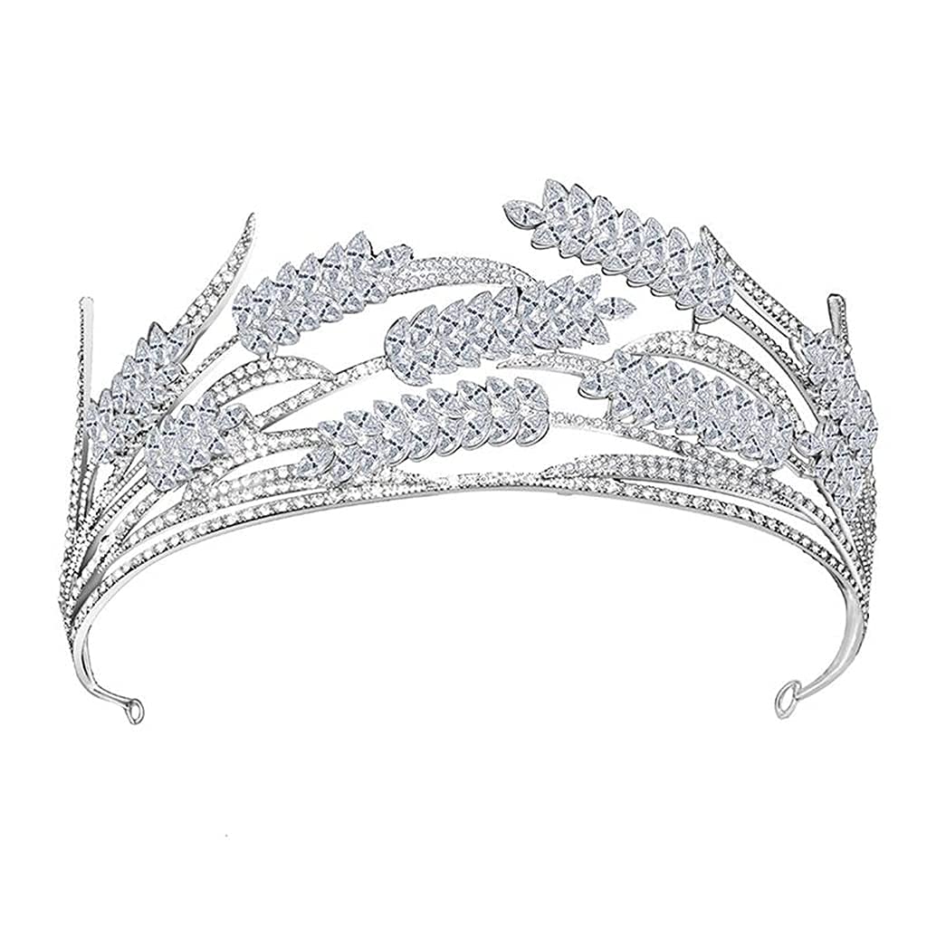 Tiary ślubne na ślub Rhinestone ozdoba do włosów kryształowe nakrycie głowy ślubne nakrycie głowy dla panny młodej biżuteria do włosów