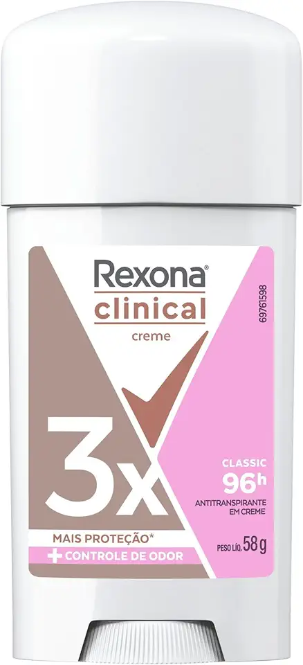 Rexona Clinical Antitranspirante Creme Classic 58G