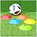 ANSLYQA Soccer Cones (Set of 50), Agility Training Disc Cone with Carry Bag and Holder for Football Basketball Sports Field Cone Markers, (5 Colors)