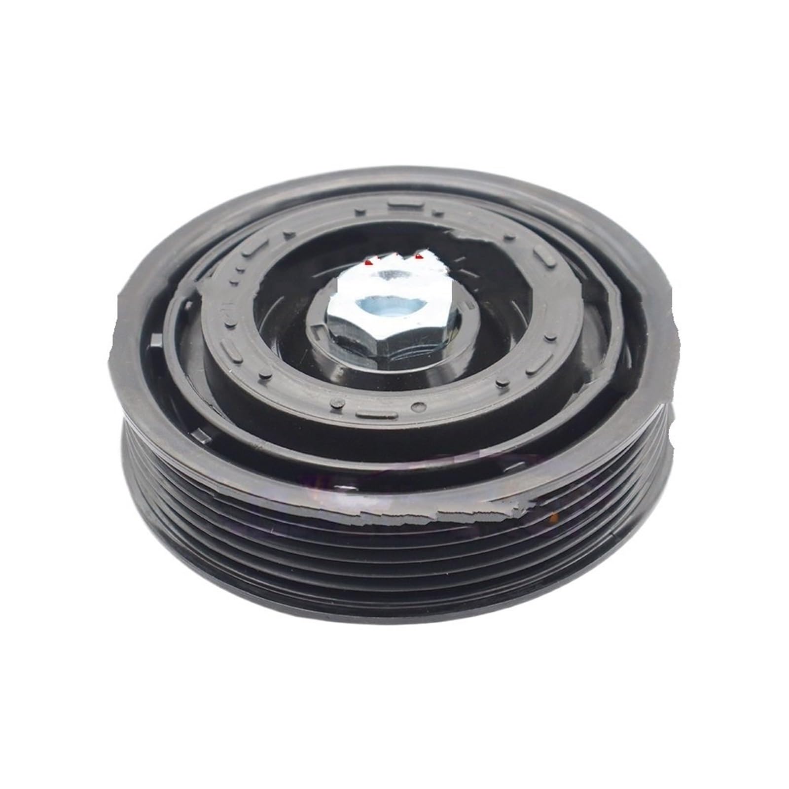 AC Compressor Clutch Kit Fit for A6 A7 A5 Q5 A4 A8 8T0816803J 8W0816803J 4H0260805 80A816803E 8K0260805A 6SEU14C AC Compressor Clutch(Pulley D 130mm)