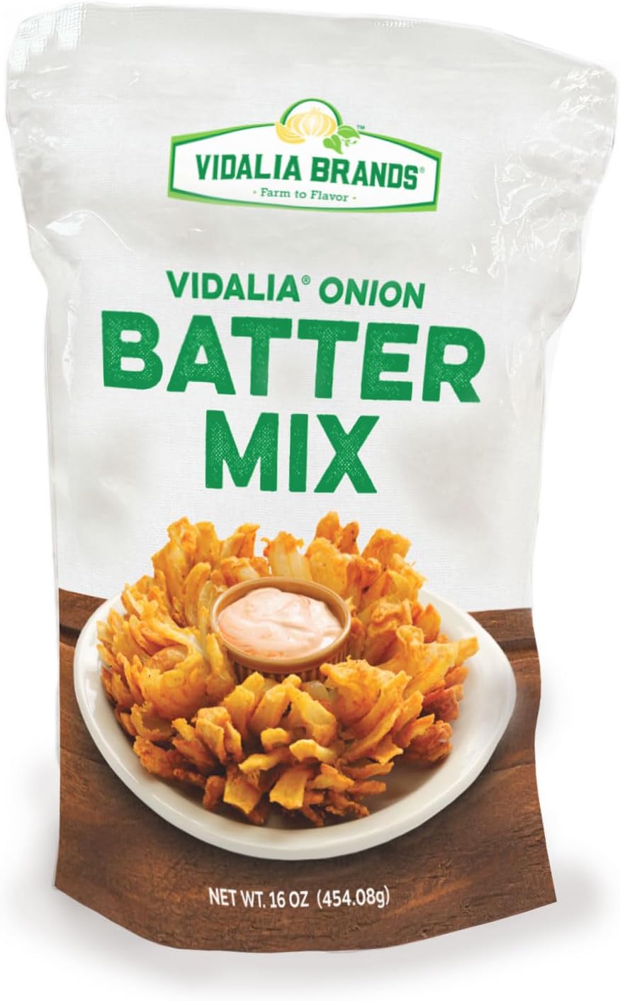 Sweet Onion Blossom Batter Mix - Vidalia Brands Blooming Onion Mix - 16-Ounce (Pack of 3)