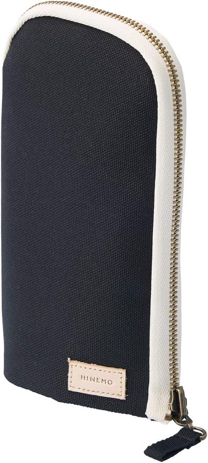 HINEMO Yellow Unisex Soft Pouch Pen Case with Zipper