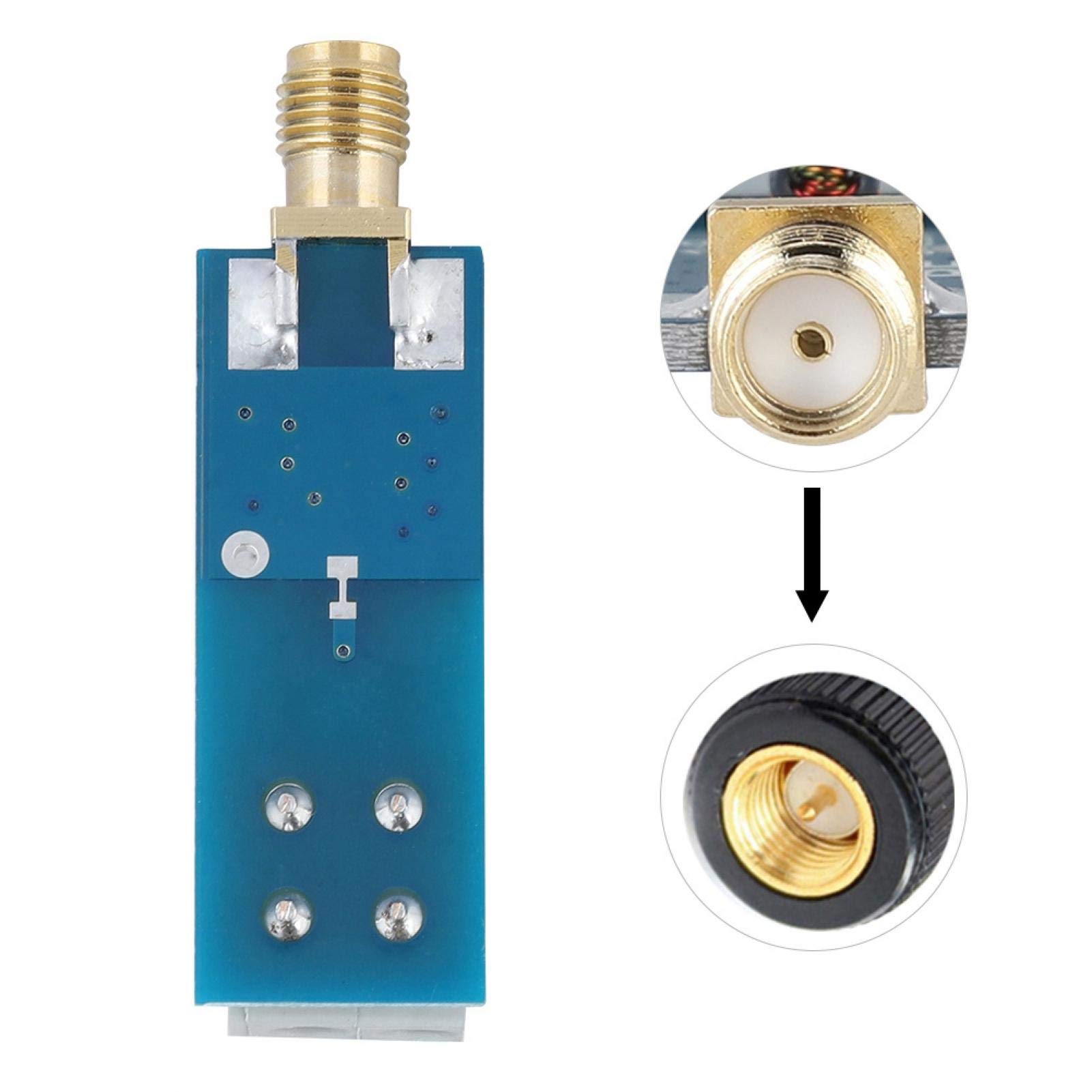 Balun One Nine 1:9 antena HF całkowicie zmontowana mała antena HF z niskim tłumieniem wstawienia do Ham It Up, wyjście SMA, 45 x 18 x 18 mm / 1,77 x 0,71 x 0,71 cala