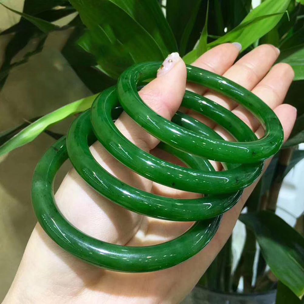 Bracciale in giada verde naturale antistress, gioielli, regali, braccialetto in calcedonio, braccialetto vintage classico da donna per ragazze