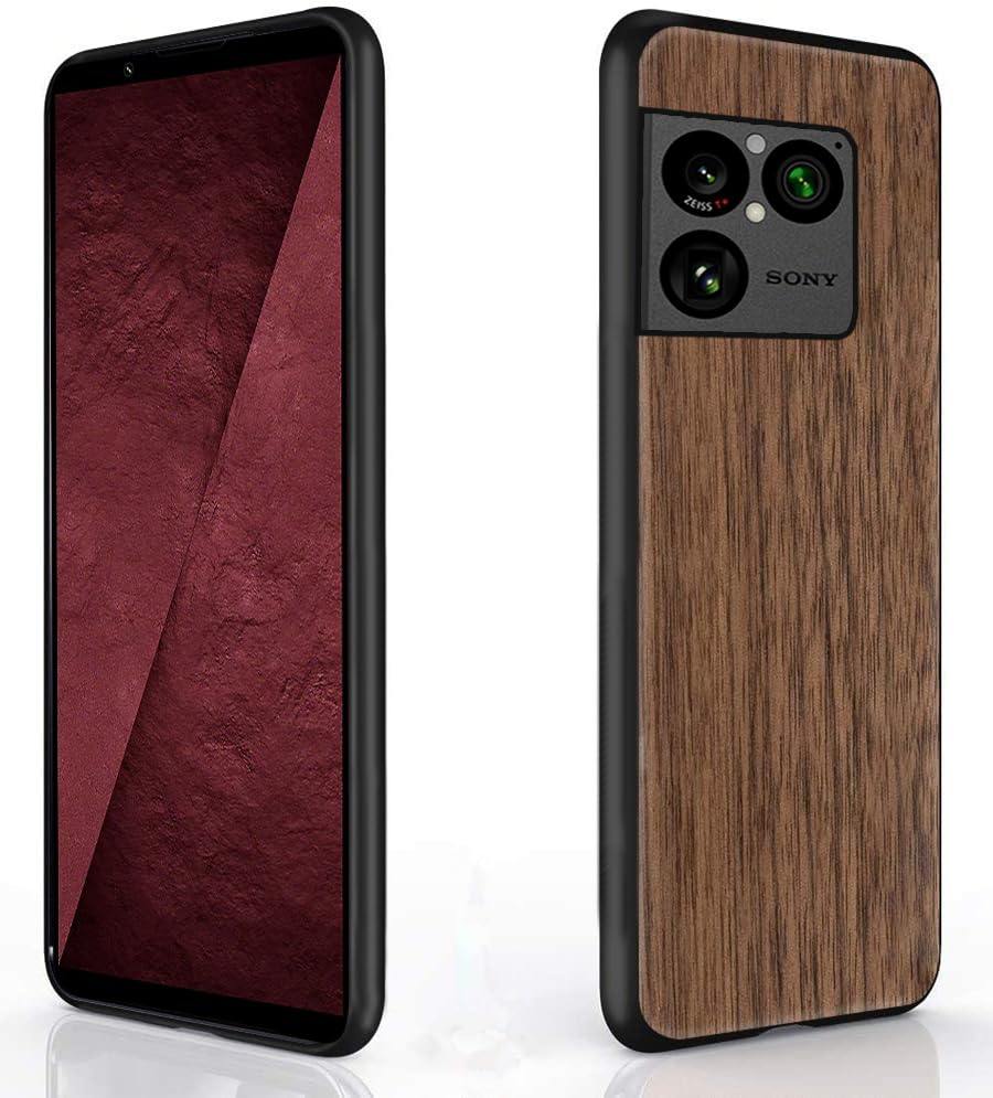 Amazon.co.jp: 天然木 Xperia1VIII ケース TPU シリコン ウッド 木製