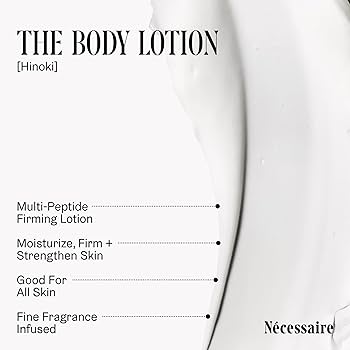 Amazon.com : Nécessaire The Body Lotion with Pump. Hinoki