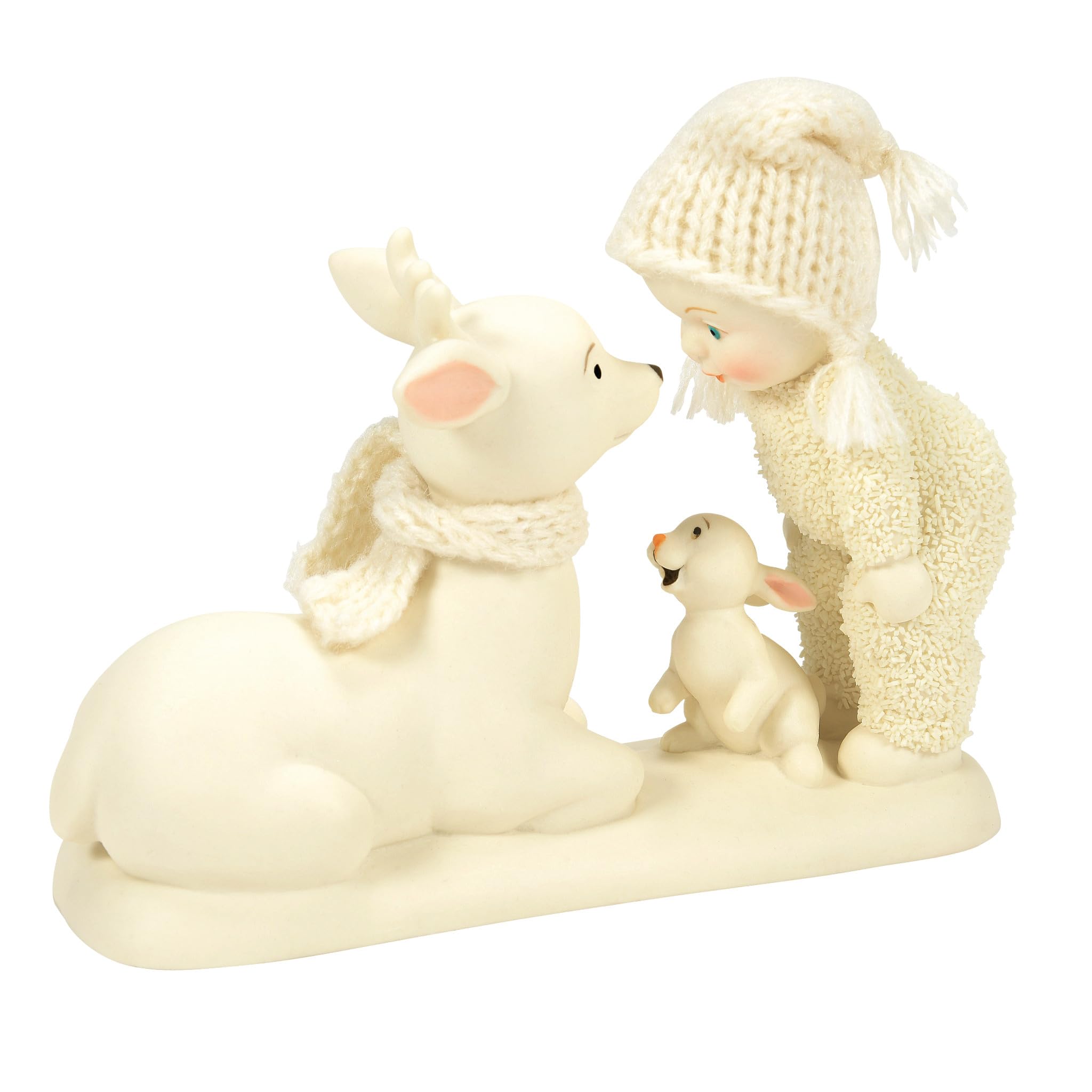 Snowbabies Figurine Woodland Wonder Deer Friends de 10 cm multicolore pour decoration Noel