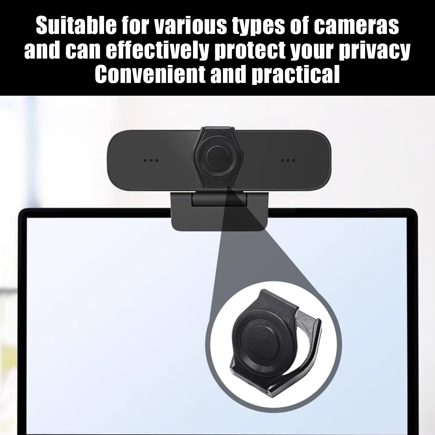 6 Stück Webcam-Abdeckung, Kamera-Schutzabdeckung, Laptop-Kamera-Abdeckung, Handy-Sichtschutzabdeckung, Kamera-Zubehör, Computer-Kamera-Schutzschieber, Kamera-Schutzhülle (Schwarz)