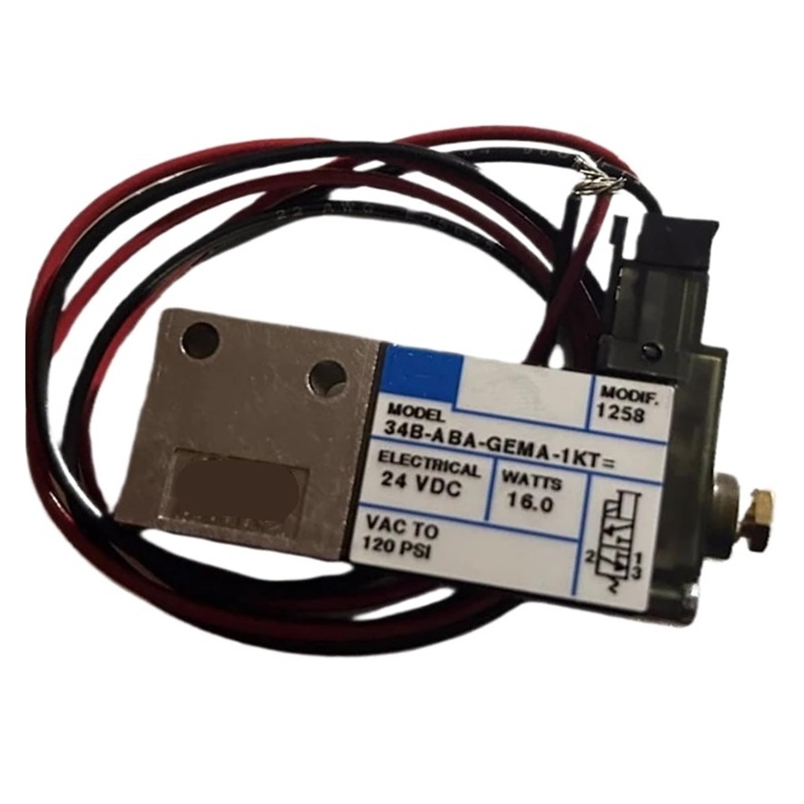 CXDFRSER 34B-ABA-GEMA-1KT MOD1258 Solenoid valve