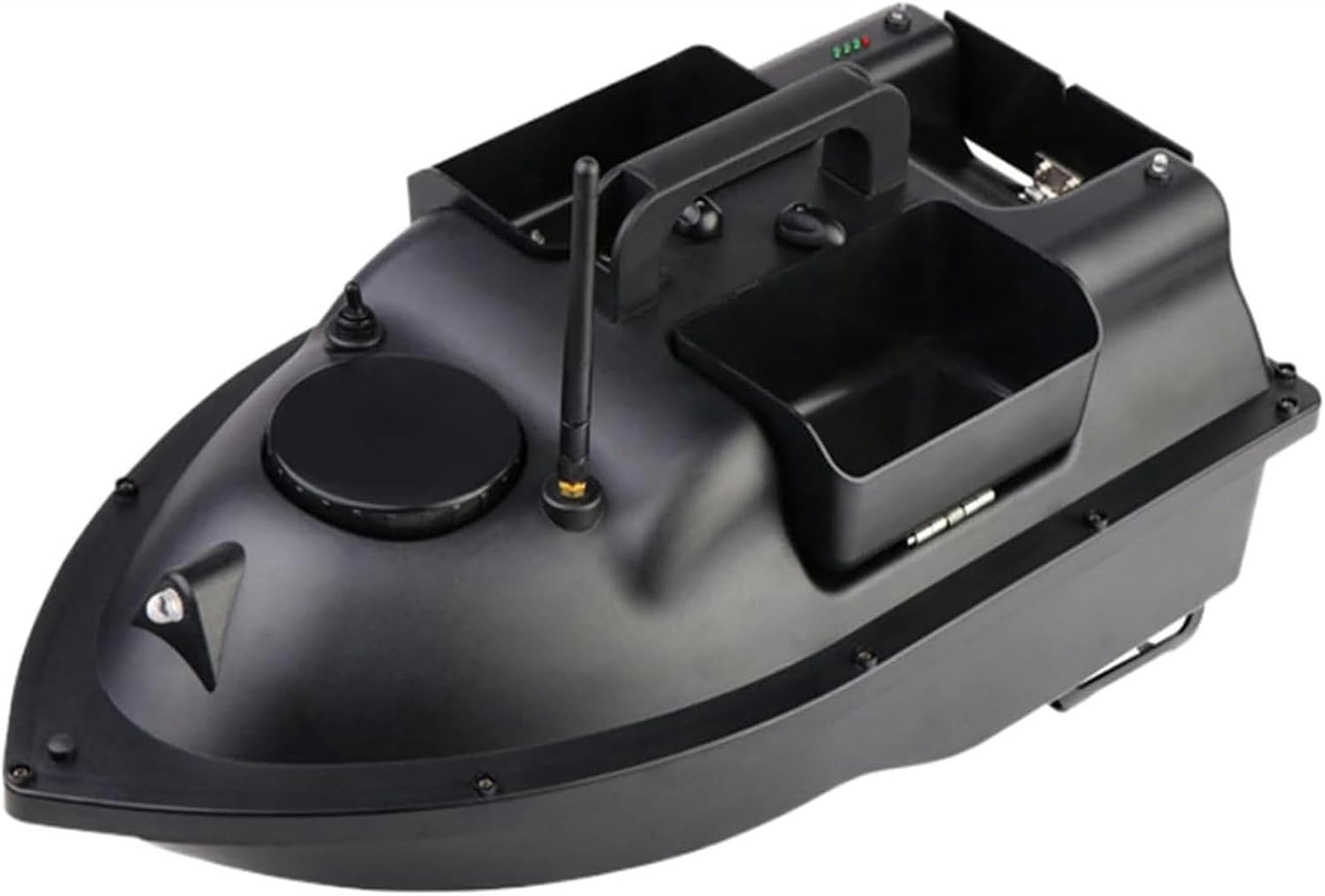 Bateau amorceur GPS 5200 mAh avec télécommande 500m et éclairage LED pour pêche en lac