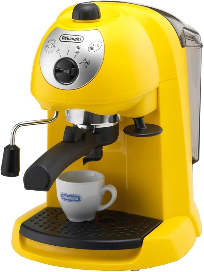 Delonghi espresso / cappuccino maker yellow EC200NY