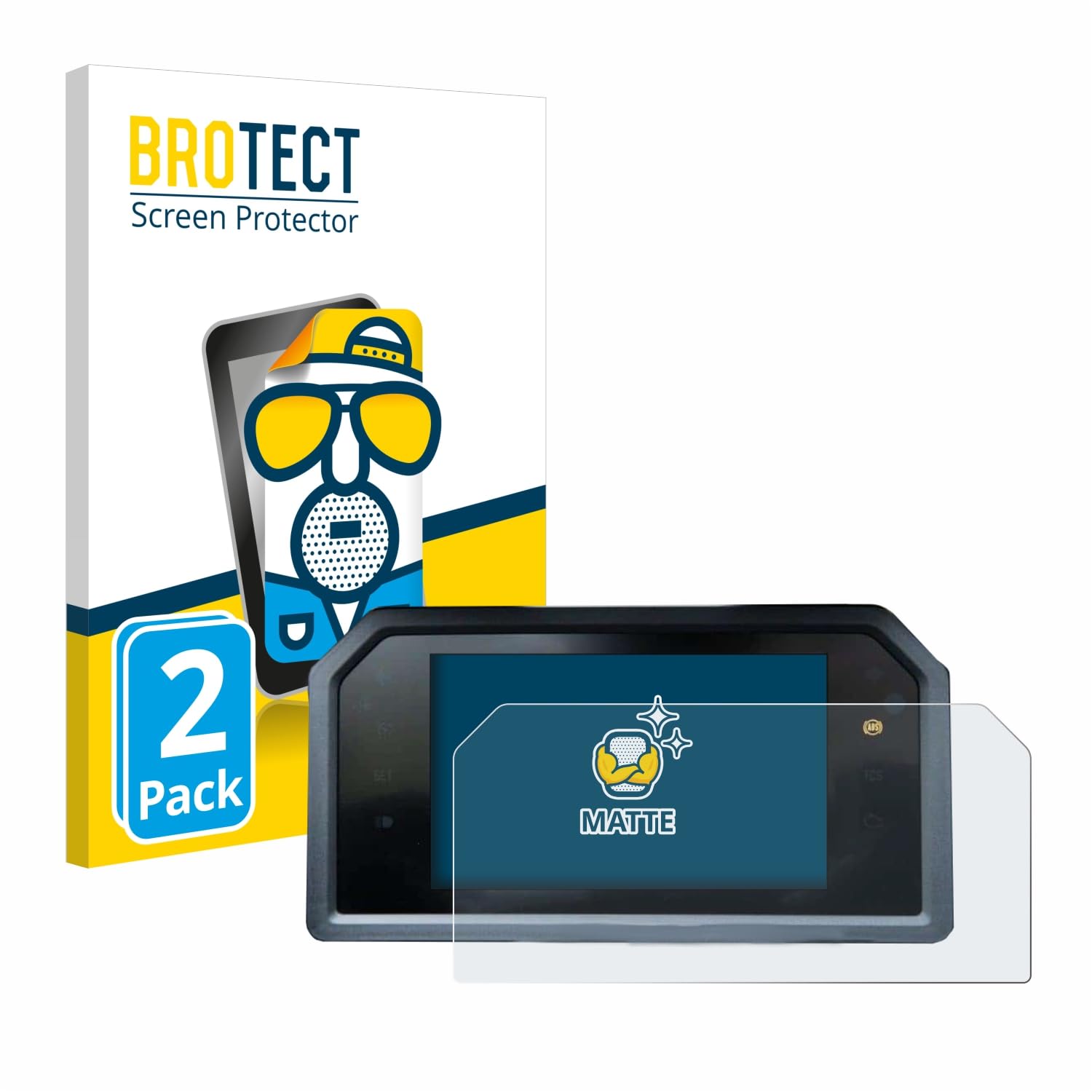 BROTECT Entspiegelungsschutzglas Für Mercedes Actros L 2024 - 9H Kratzfest