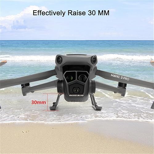 Miniatura 3 de Tren de aterrizaje plegable para DJI Mavic 3 PROMavic 3 Pro Cine Drone Heighten 1.181 in Peso ligero de liberación rápida Trineo extendido soporte