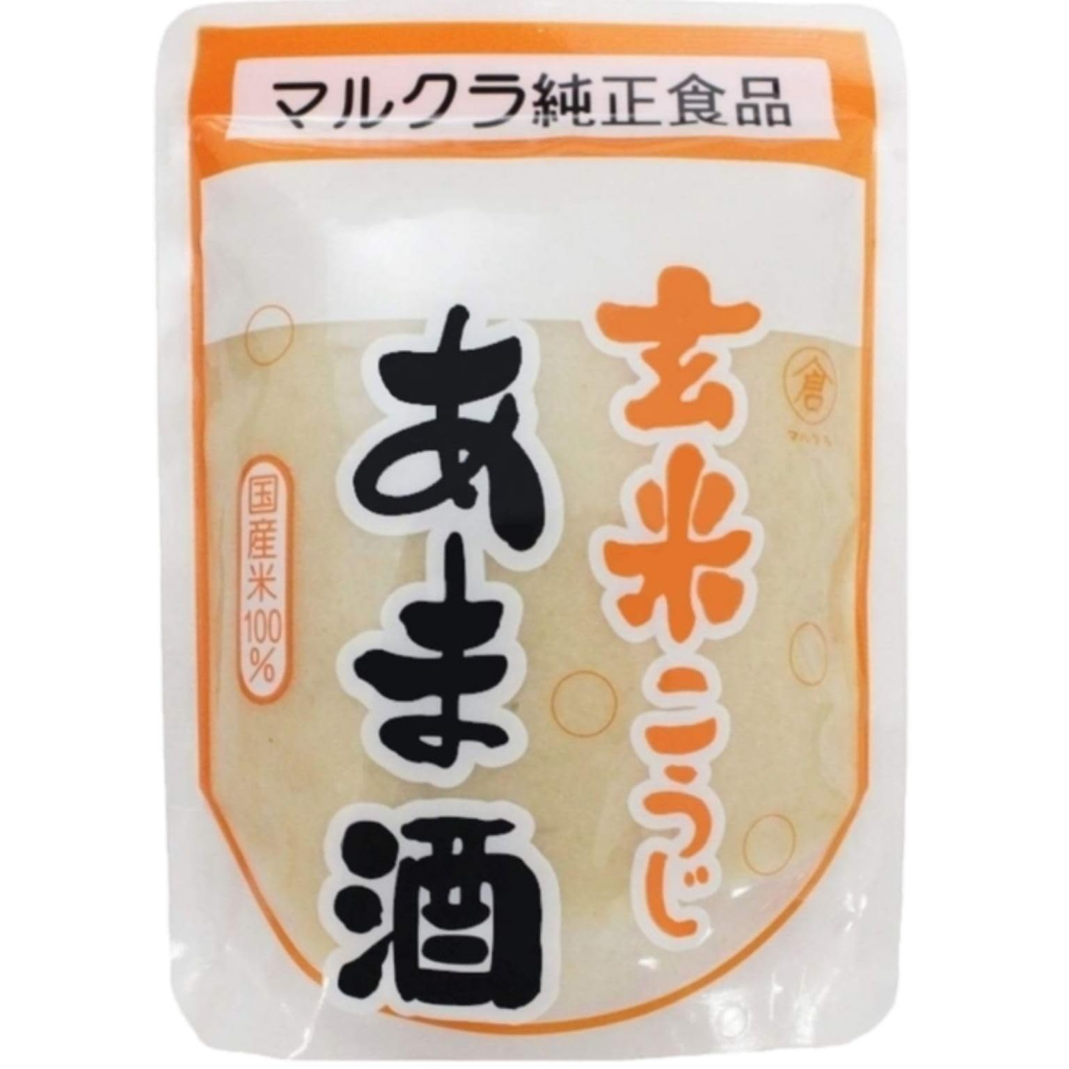 Amazon.co.jp: マルクラ 玄米こうじあま酒 250g 無添加 ノンアルコール