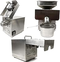 Vista 10 de DNYSYSJ Automatic Oil Press Machine 600W Peanuts Hot Cold Oil Expeller Commercial Extractor (2nd Generation)