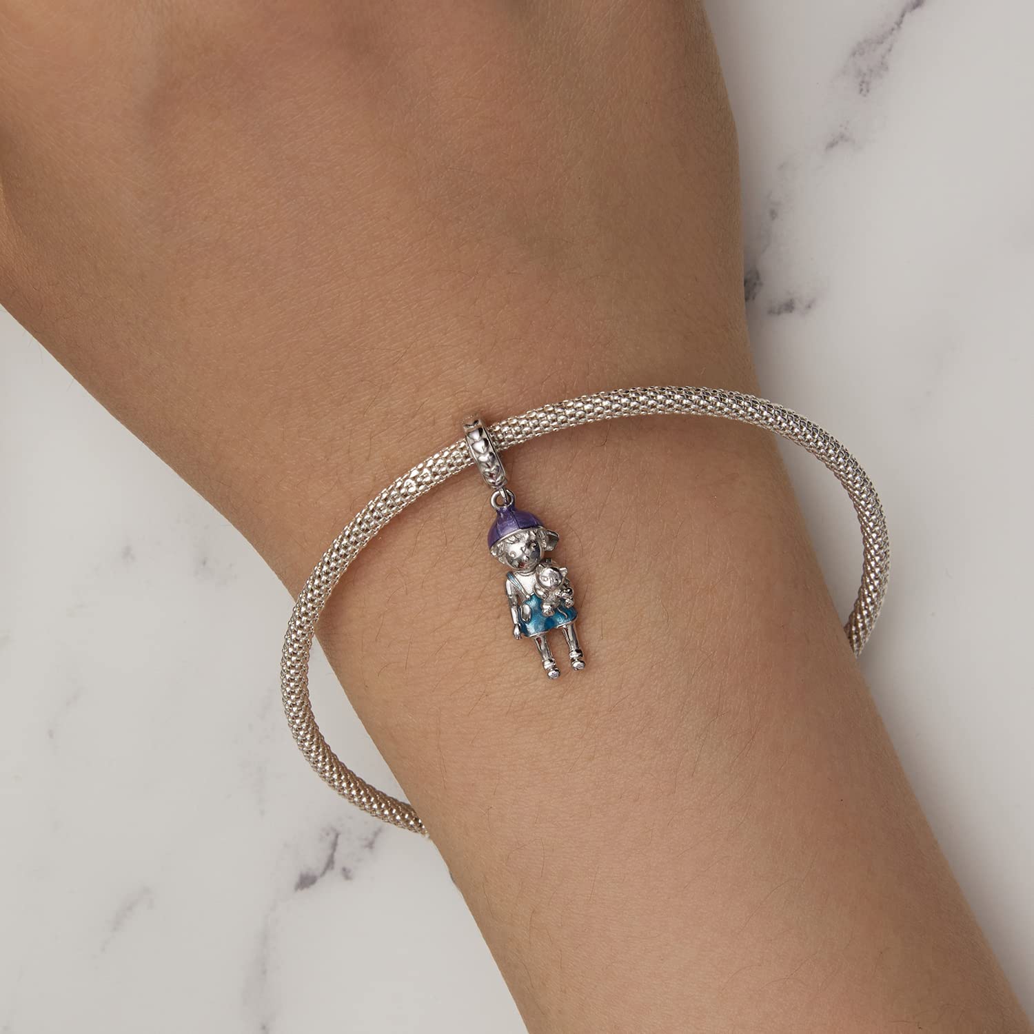 MOCHAMIK Rodzina Babcia Dziadek Mały chłopiec Dziewczyna Urok na bransoletki Urodziny Kobiety Mama Brat Siostra Sterling Silver
