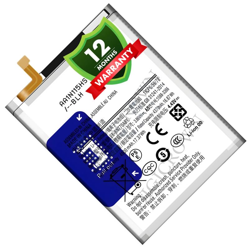 Image of Original EB-BN770ABY Battery Compatible for Samsung Galaxy Note 10 Lite - (4500mAh) - 1 Year Warranty DF7
