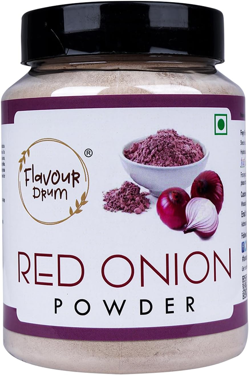 Flavour Drum Red Onion Powder 200g (7oz) – Flavorful Onion Powder for Seasoning & Cooking