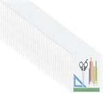 YoeeJob 3 Effacement des trous PVC Zipper Binder Pocket Insert Pages Taille de la lettre, 8 1⁄2"x 11 Sacs de rangement pour le dépôt de la bouteille de feuilles mobiles 8 Boîtes (multi-couleur)