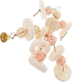 Balacoo Brinquedos De Mastigar Papagaio Para Pássaros Balanço De Periquito Brinquedos De Madeira Balanço De Brinquedo De Balanço De Periquito Gaiola De Balanço De Pássaro Brinquedo De