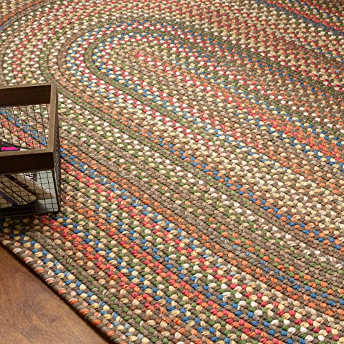 Tapete Trenzado Ovalado 4' x 6' Super Area Rugs miniatura 1