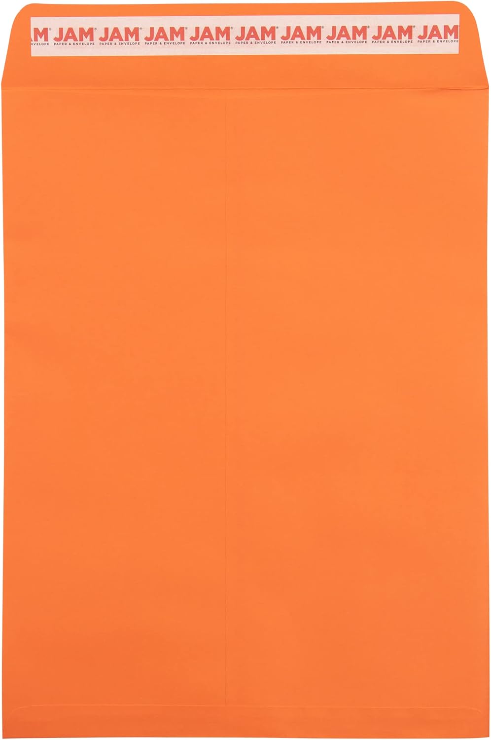 JAM PAPER 9 x 12 Open End Colored Catalog Envelopes with Peel and Seal Closure - Orange - 25/Pack