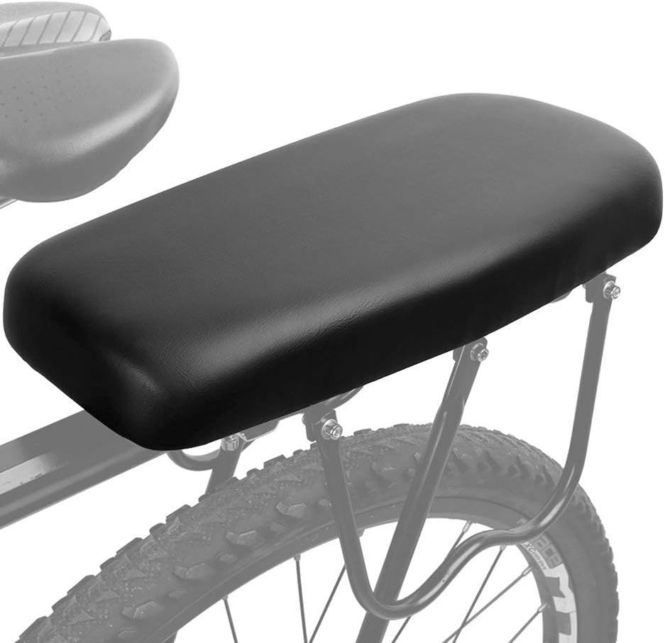 ALIXIN-10028 Bike Parts Accessories Seats Mountain Bicycle Rear Seat Cushion Thicker Seat Rear Seat.Children Back Seat,Safety Kids Bicycle Rear Seat for Outdoor.(Dual Use Adults and Children)