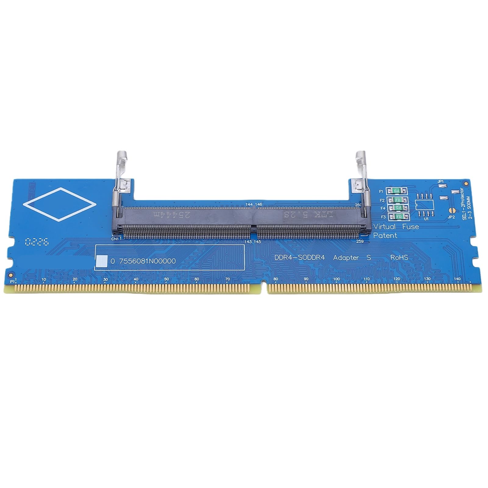 Adaptador Convertidor de Tarjetas de Conector de Memoria DIMM Profesional para Ordenador Portátil DDR4 SODIMM a Escritorio Transportable, Ligero y de Tamaño pequeño. Durable y