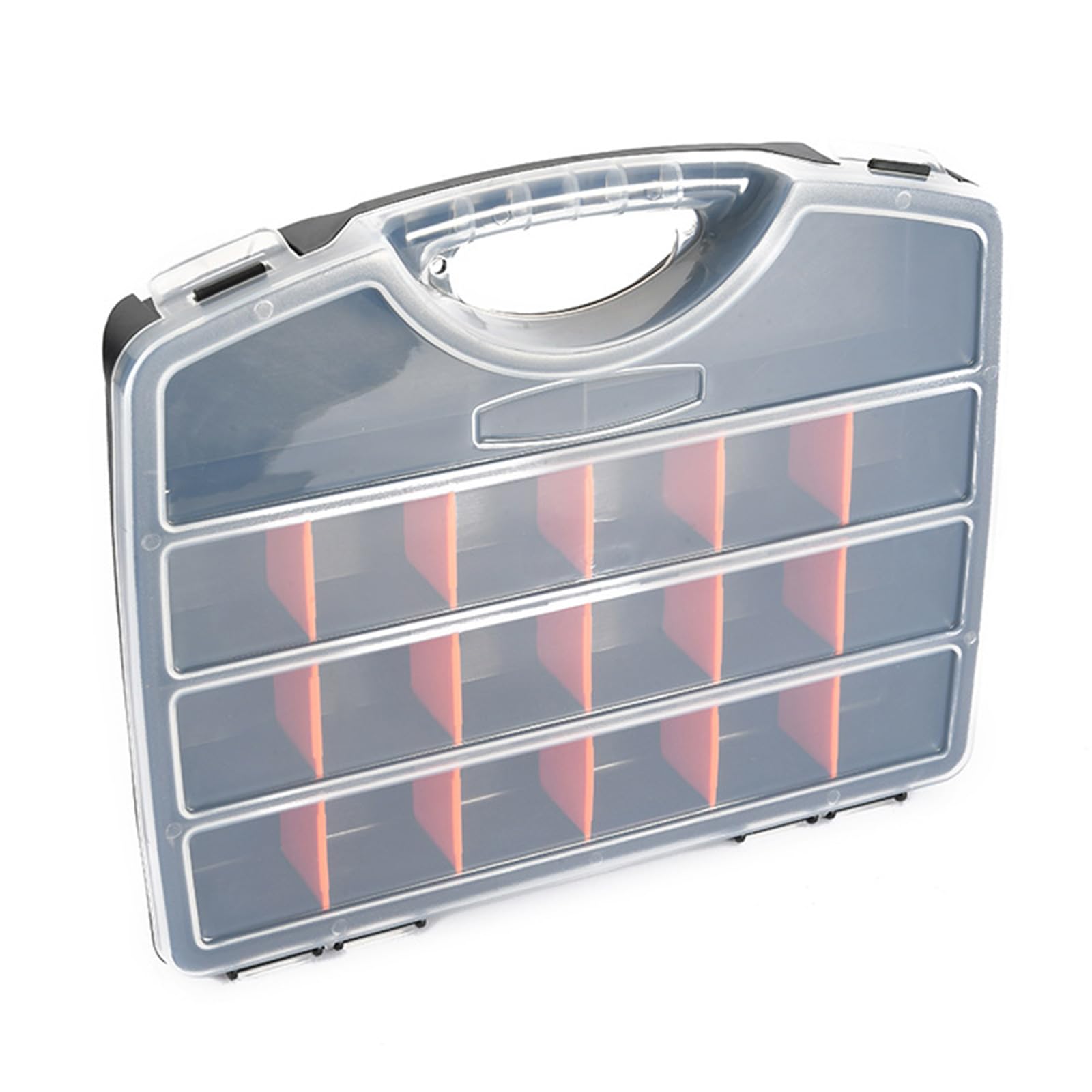 Tsophreniq Thickened Screw Organizers Box With Lids Compartments Tool Bin Divider Compartment Containers Sorting Screw Tool Storage