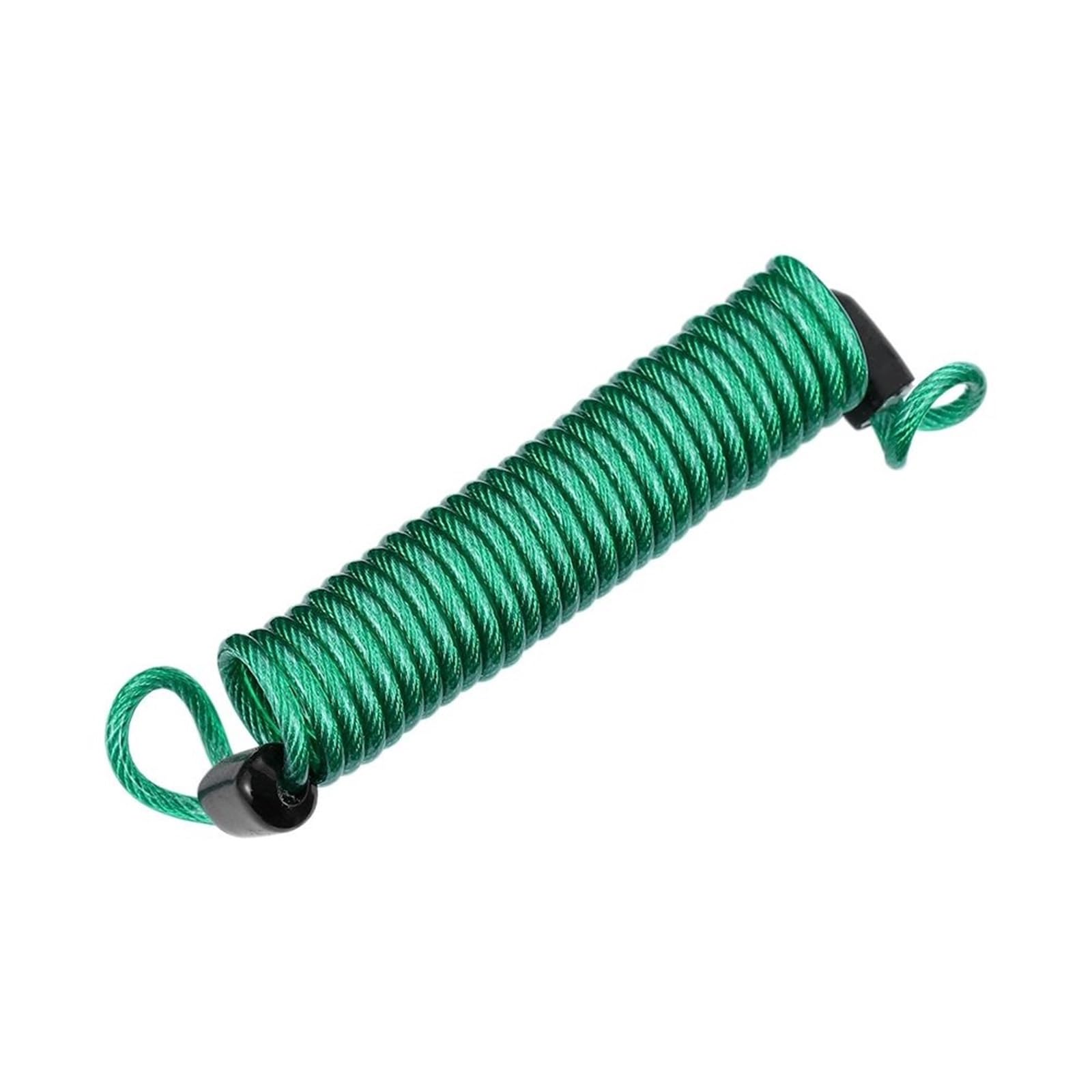 Motorcycle Handlebar Lock Universal 150cm Motorcycle Scooter Anti Thief Security Alarm Disc Lock Spring Reminder Cable Motorbike Lock Security(Green)