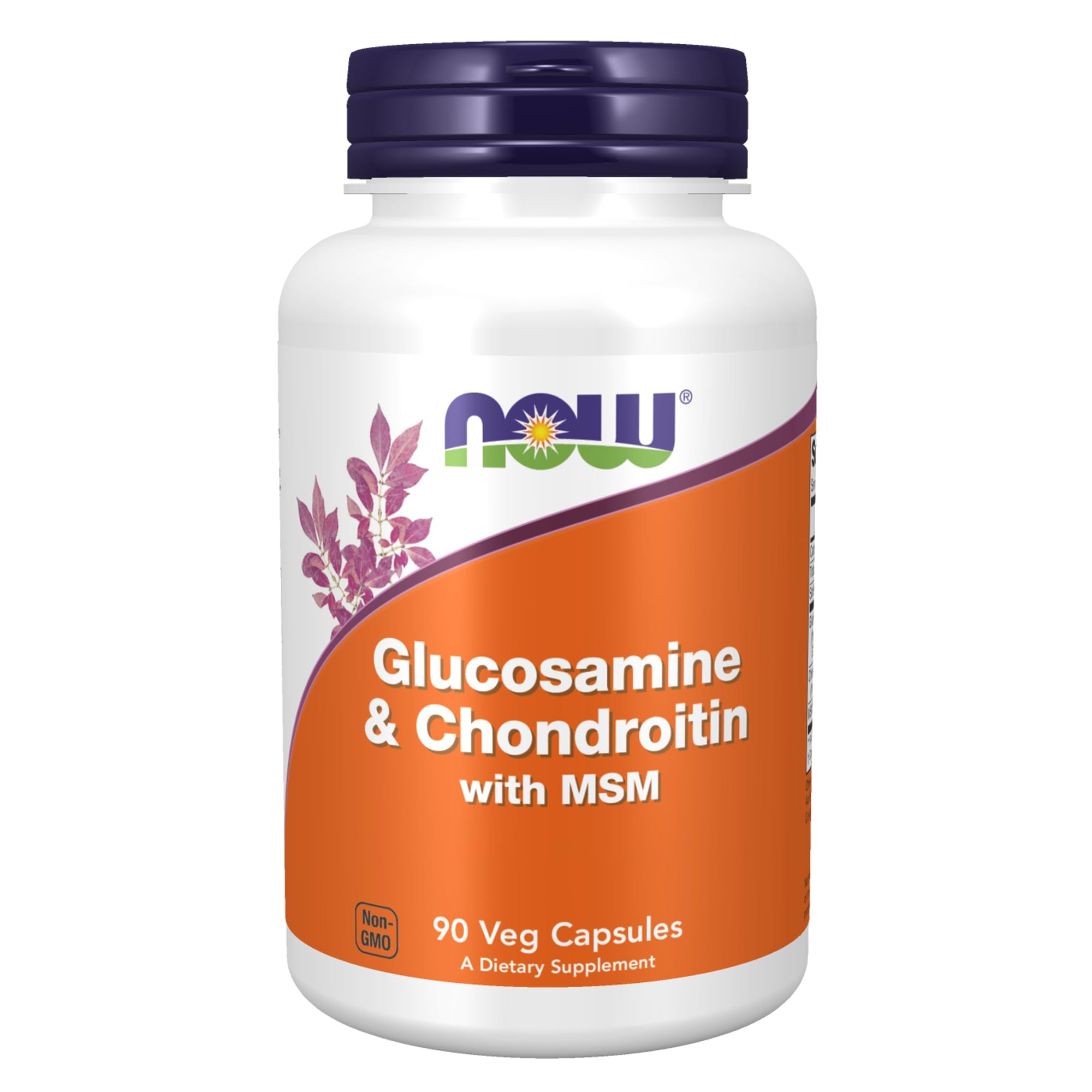 Now Foods, Glucosamin & Chondroitin con MSM, 90 Capsule, Testato in Laboratorio, Senza Soia, Senza Glutine, Non OGM