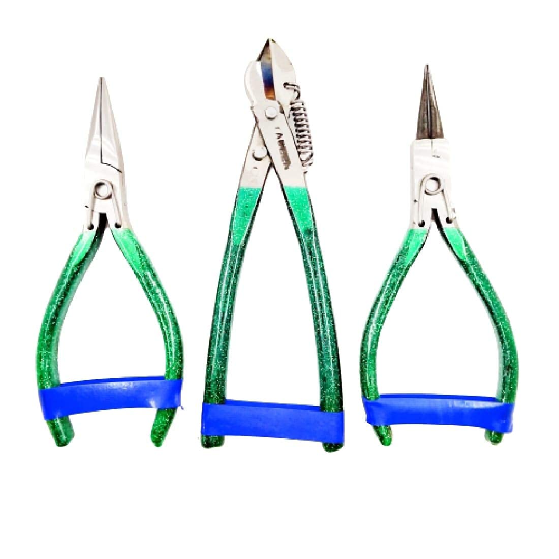 PILERMAN Super Silk Thread Jewellery Making Pliers Combo Flat; Round and Side Cutter Nose Plier - Pack of 3 Pieces (B0CMTS8CZT) Amazon Price History, Amazon Price Tracker