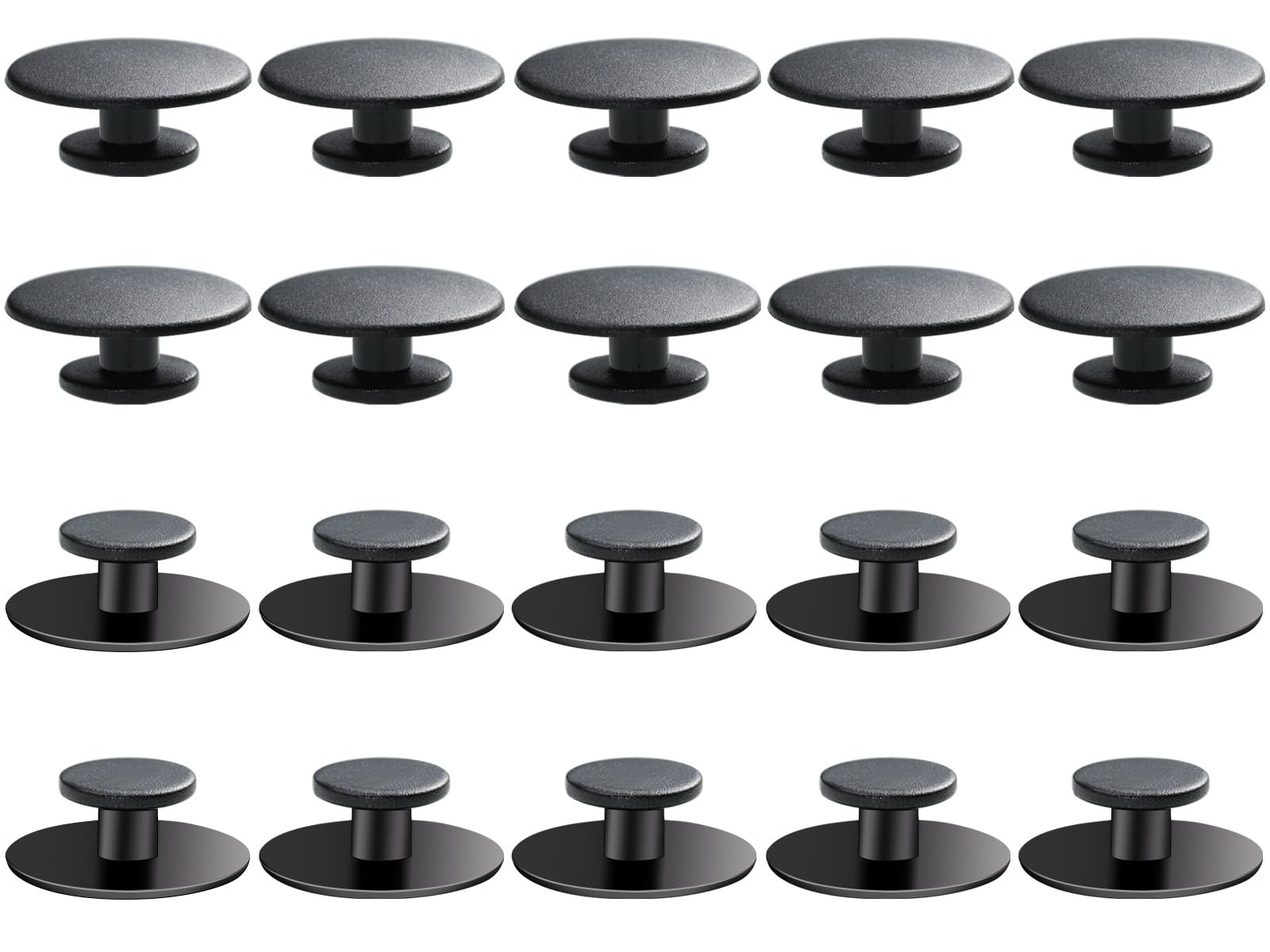 LUAATT Blank Bit Accessory For Bogg Bags,20 Pcs Insert Charm Rivets,Button Accessories Charm Diy Ornaments For Bogg Bags