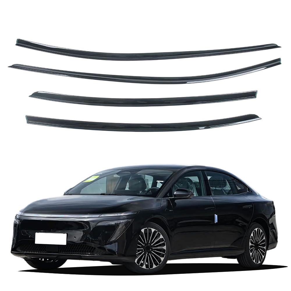 PLAKDFUU Wind Deflectors Rain Guards for Nissan N7 25 4Pcs, Side Window Visors Block UV & Rain, Fresh Air Flow