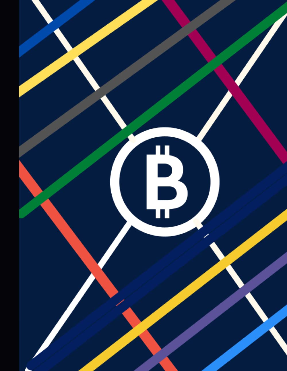 Bitcoin Notebook Lined Line Unusual Colorful Pattern With Bitcoin Logo |  Desertcart Trinidad and Tobago