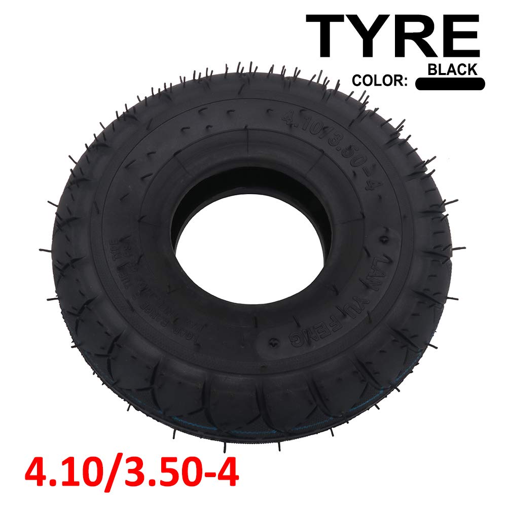 2 Pneumatici 4.10/3.50 - 4 Camere Con Valvola Curva Copertoni 4 PR Ricambio Per Carriola - Foto 7