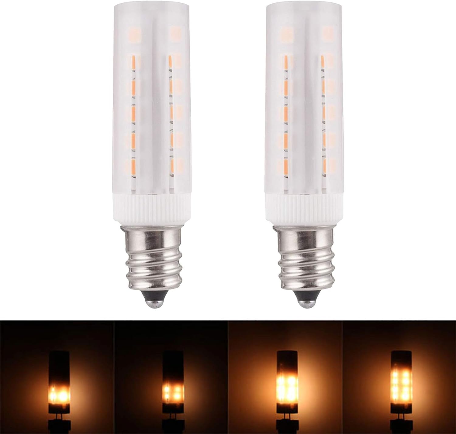 Lampadina a fiamma, luce effetto fiamma lampeggiante a LED, luce a candela simulata 1700K, decorazione